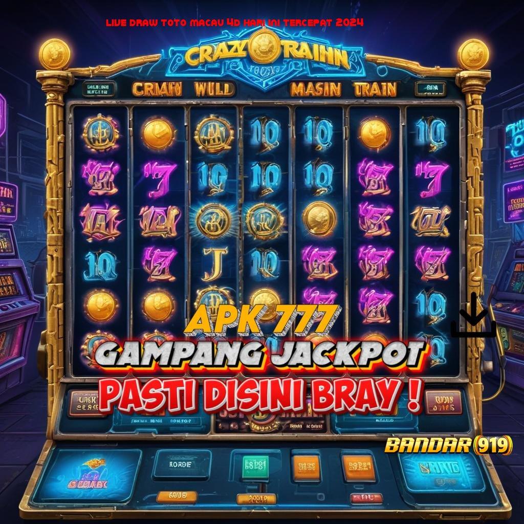 LIVE DRAW TOTO MACAU 4D HARI INI TERCEPAT 2024 ➤ Rasailah Spin Gampang dengan Untung Maksimal