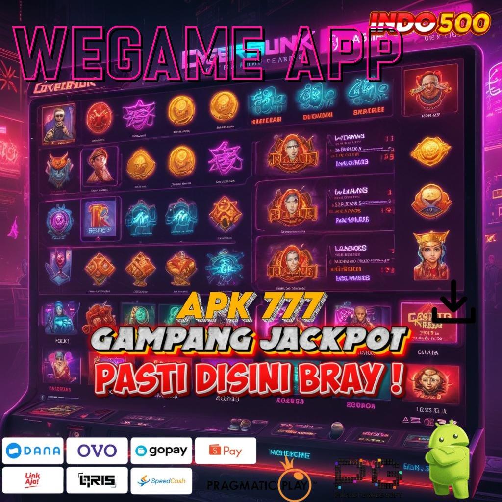 WEGAME APP Versi Baru Jalur Keberuntungan