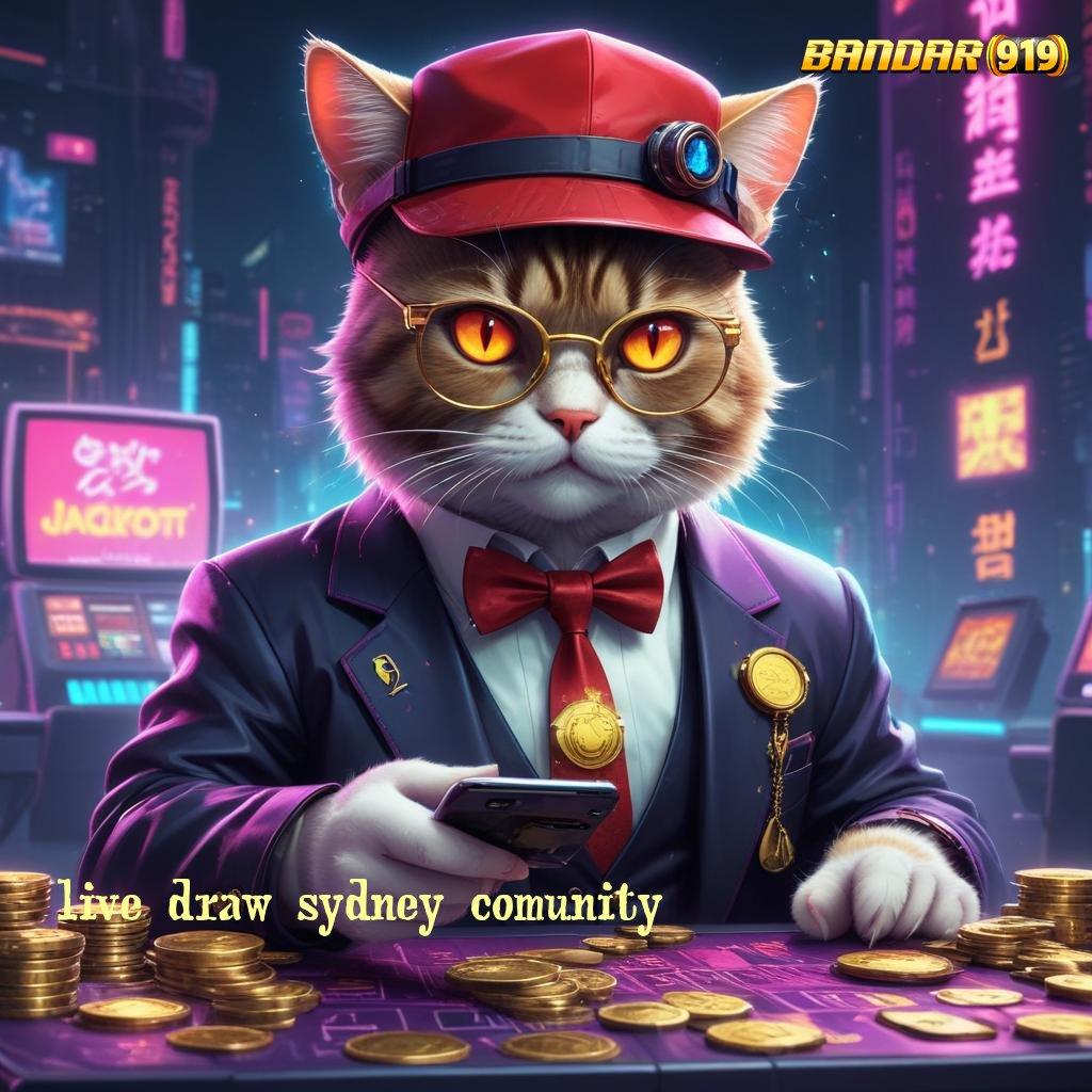 LIVE DRAW SYDNEY COMUNITY ✧ Jackpot Besar Hari Ini Dengan Login Praktis