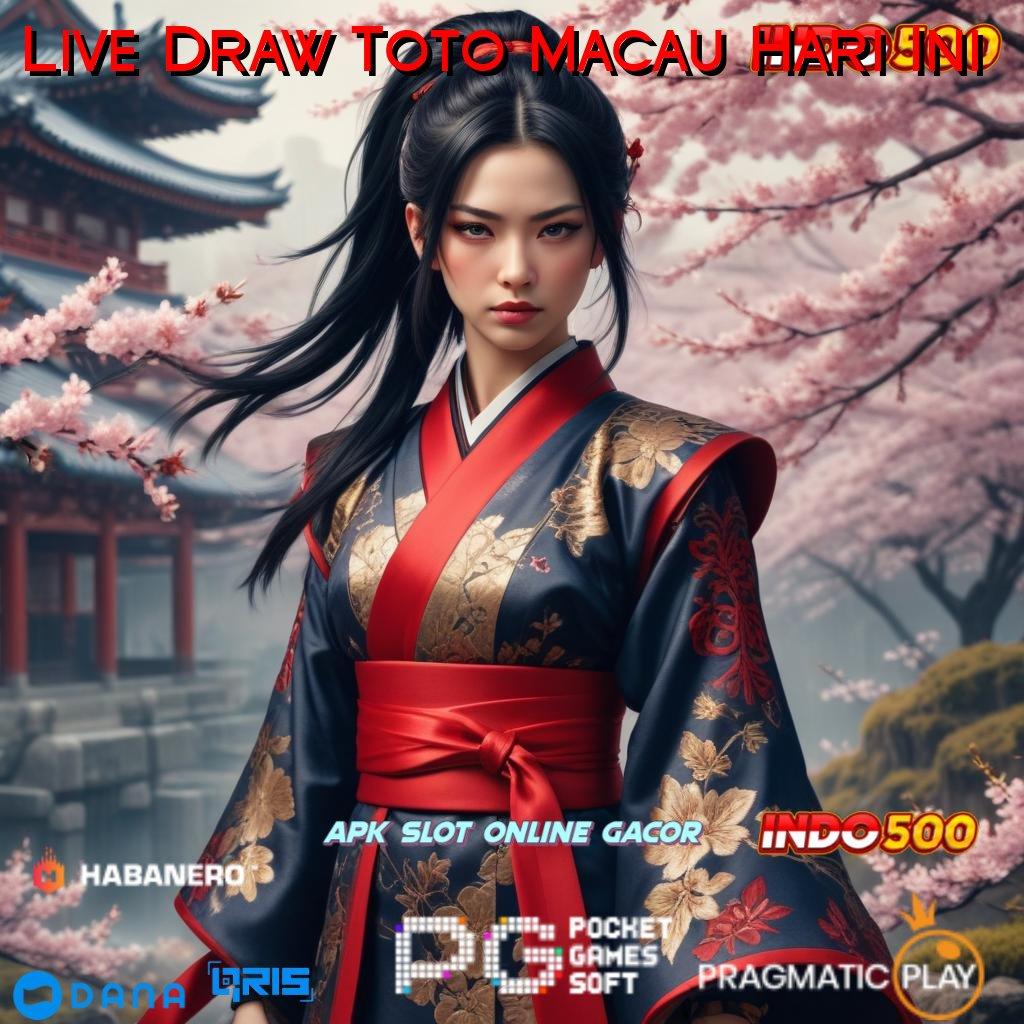 Live Draw Toto Macau Hari Ini