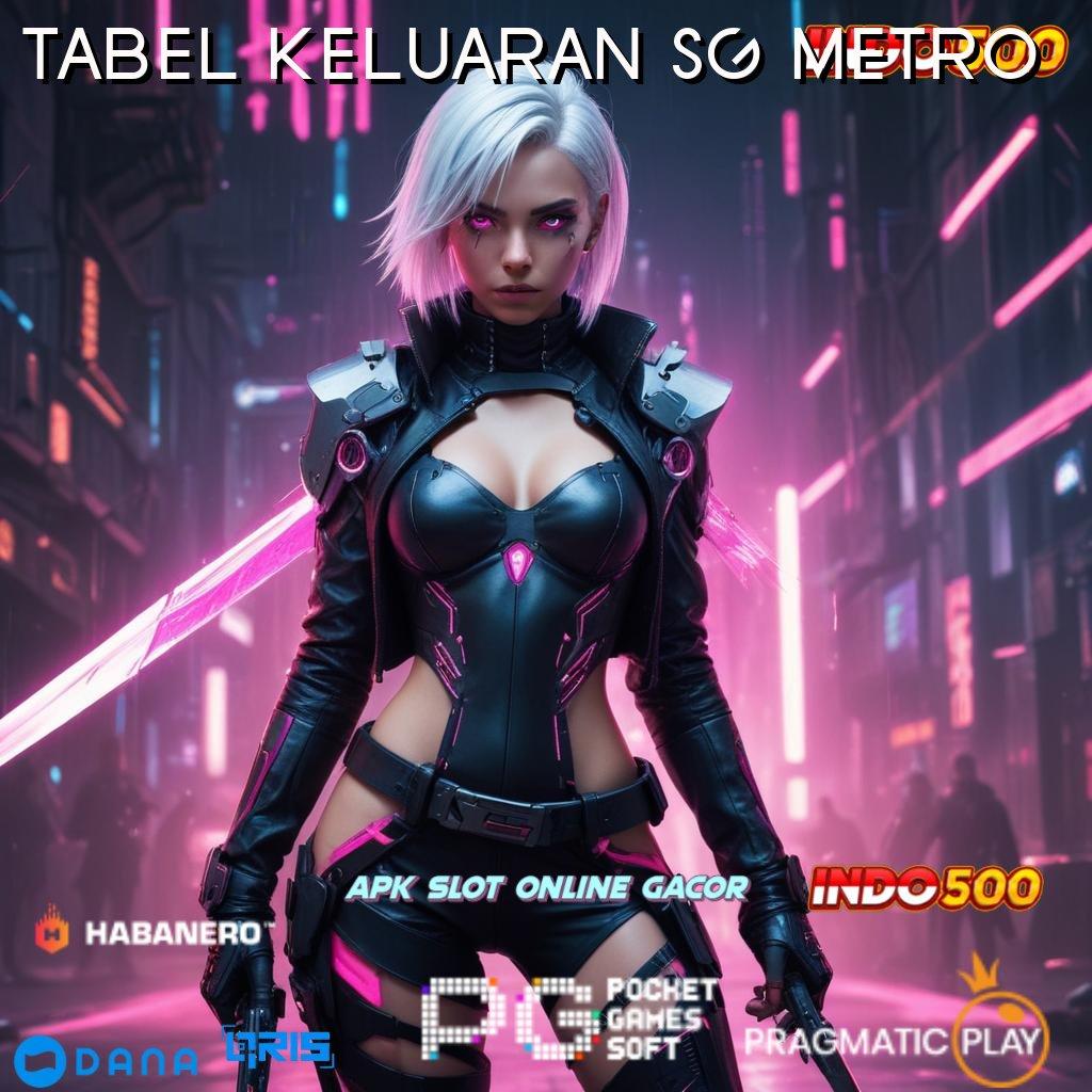 TABEL KELUARAN SG METRO ➜ peluang menang setiap hari