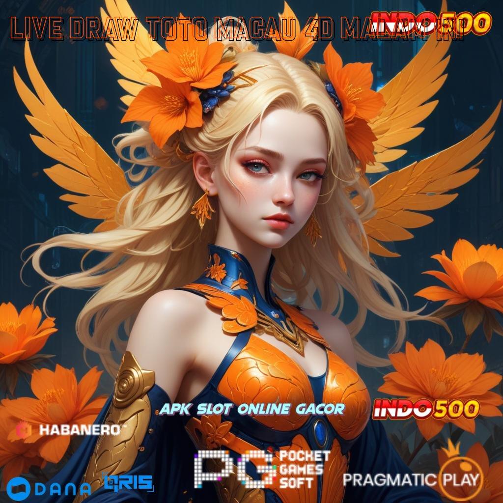 LIVE DRAW TOTO MACAU 4D MALAM INI Pilihan Baru Dalam Slot Dengan Teknologi Hebat