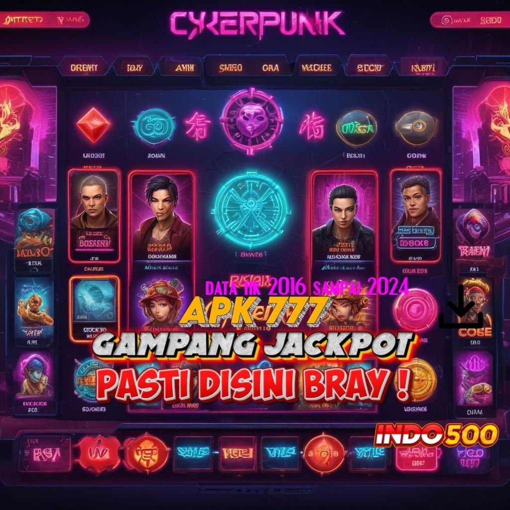 DATA HK 2016 SAMPAI 2024 Begini Kabar Resmi Slot Server Terpercaya