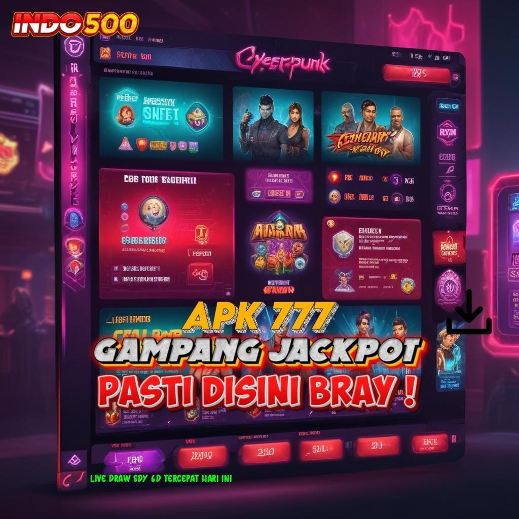 LIVE DRAW SDY 6D TERCEPAT HARI INI akun baru dengan untung utama untuk semua pemain