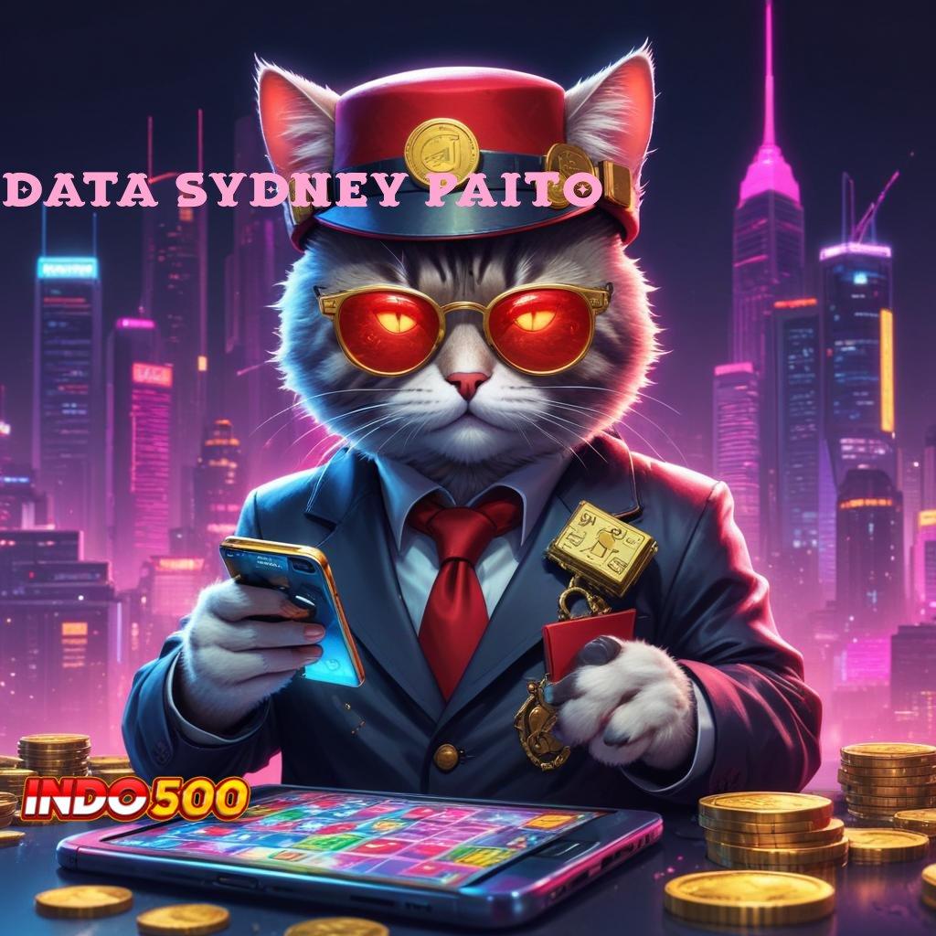 DATA SYDNEY PAITO , skill hebat keberuntungan dekat