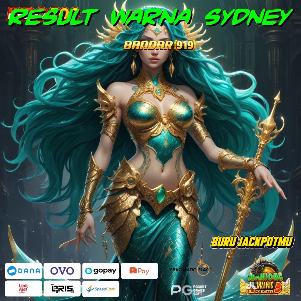 RESULT WARNA SYDNEY ➤ pantang menyerah bermain bonus shopeepay