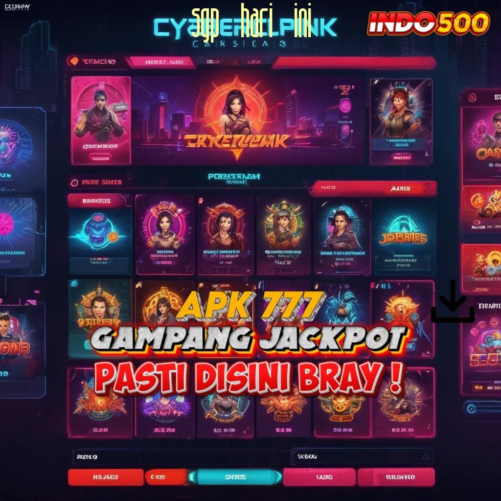 SGP HARI INI Permainan Serendipitas Aplikasi Slot Peningkat Peluang