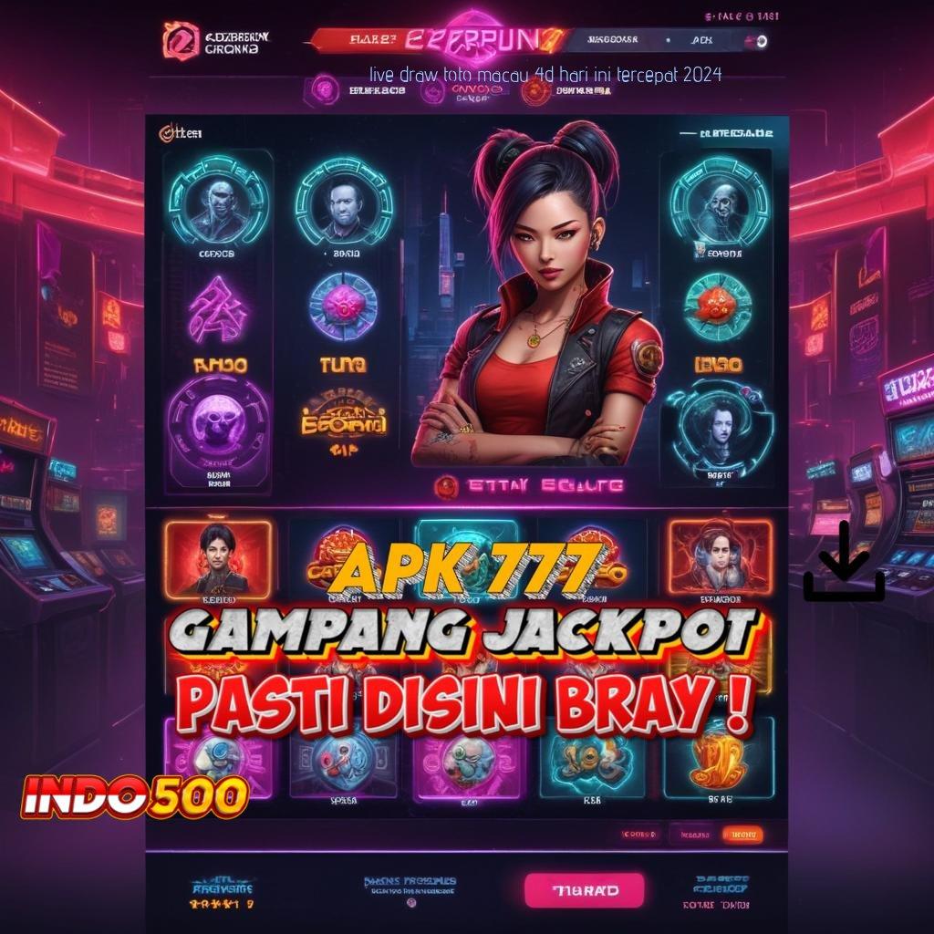 LIVE DRAW TOTO MACAU 4D HARI INI TERCEPAT 2024 langsung aja pesan